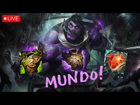 MUNDO!!! / LEAGUE OF LEAGENDS. HK_Brian0201🔴LIVE🔴