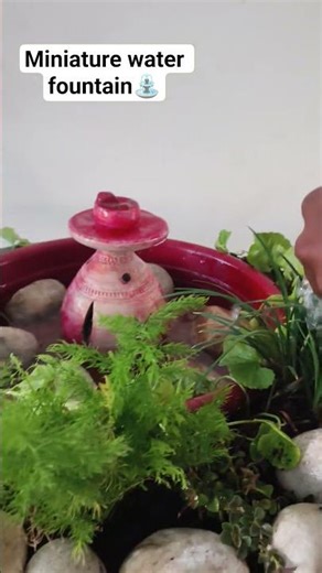 DIY Mini Water Fountain for Home Decor 😍⛲
