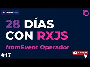 Tutorial de RxJS: Cómo utilizar el operador fromEvent para crear observables de eventos