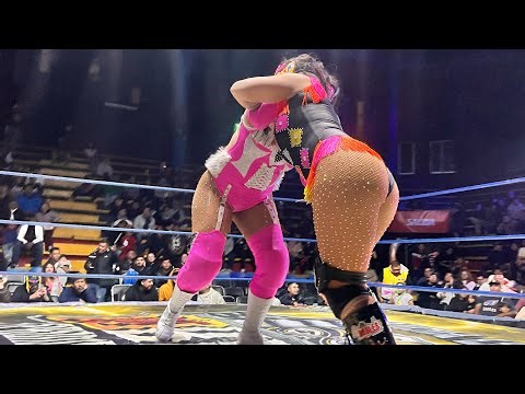 Lucha femenil Faby Apache, Big Mami y Aero Queen 🆚 Fuerza Guerrera Hija, La Perra y Gatita Fiera