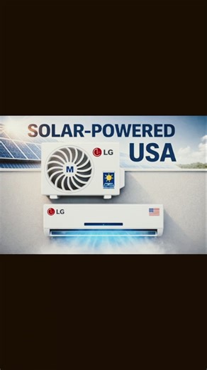 Solar Powered Air Conditioner 😱 | No Electricity AC?! 🇺🇸#TechShorts#YouTubeShorts