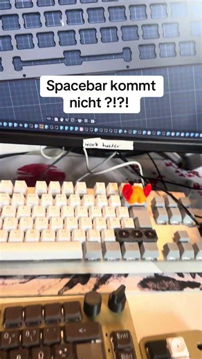 Spacebar kommt nicht hoch #wenneboard #keyboard #bestkeyboard #mechanicalkeyboard #3dprinting
