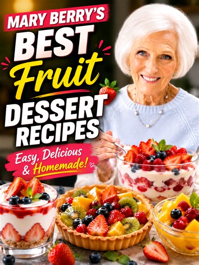 MARY BERRY'S BEST FRUIT DESSERT RECIPES #foodtok #foodies #recipes #cooking #london