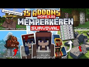 15 Addon Mcpe 1.21+ Yang Akan Memperbagus Survival Kalian!! | ADDON MCPE 1.21+