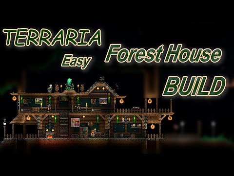Terraria easy Forest house Build