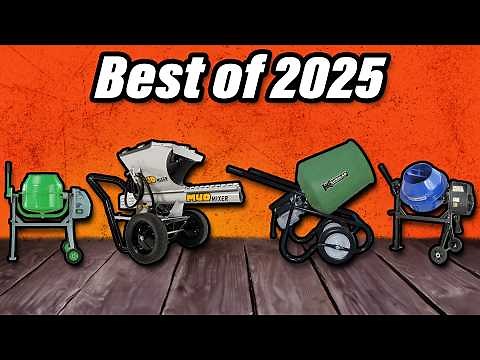 7 BEST Cement Mixers 2025 - Budget, Portable, Heavy Duty, Multi Use, & Gas Powered!