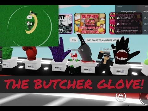 Showcasing The New BUTCHER GLOVE in Slap Battles!