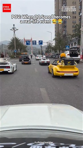 China Insider on Instagram: "On Dec 31, 2025, Luodian County in Guizhou casually turned New Year’s Eve into a village-level car festival — and somehow made it cooler than most city countdowns 🥹🔥 The highlight? A mini supercar convoy cruising through town with traffic police escort. Tiny bodies, big attitude. People immediately joked this was “QQ Speed in real life” — others called it Fast & Furious: Guizhou Edition 💨😂 And these weren’t toys. Many of the cars were hand-built replicas, scaled