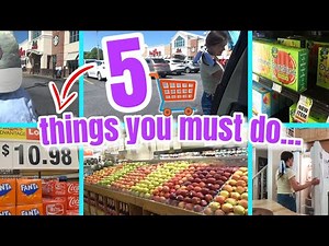 BEFORE you go to the Grocery Store! ⭐ 5 Grocery Shopping tips to help you save time and money! 💰