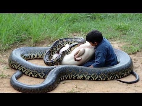 Giant Python in Nature | Majestic Wildlife Moment