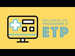 Comment Déclarer un Programme d'ETP : programme d’éducation thérapeutique du patient