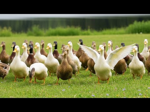EPIC DUCK FORAGING! Watch These Wild Ducks Dive & Feed in Slow Motion! 🦆
