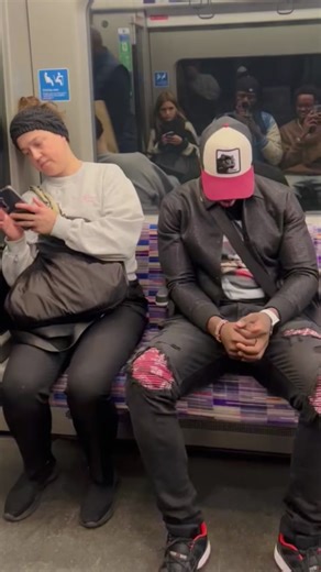 Public Prank: Pretending to Be Asleep on People's Shoulders