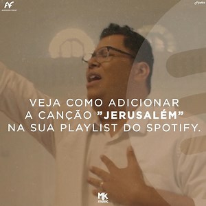 15K views · 2.7K reactions | 樂 Você já adicionou meu mais novo single na sua playlist do Spotify? Então assista este tutorial e veja como é fácil fazer. Coloque "Jerusalém" na sua lista de músicas favoritas e ouça quantas vezes quiser.  | Anderson Freire | Facebook