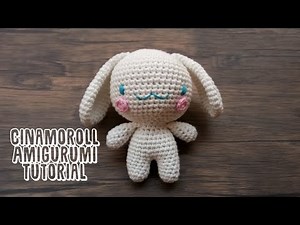 CINNAMOROL AMIGURUMI CROCHET TUTORIAL | TUTORIAL BONEKA RAJUT CINNAMOROLL