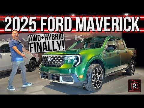 The 2025 Ford Maverick Finally Gets Upgraded Tech & An AWD Hybrid Powertrain