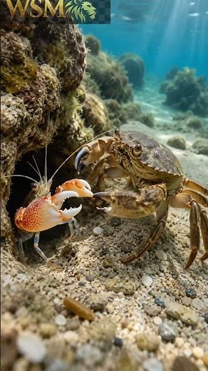 Tiny Pistol Shrimp Creates a Powerful Shockwave 🦐🦀 | Wild Survival Moments