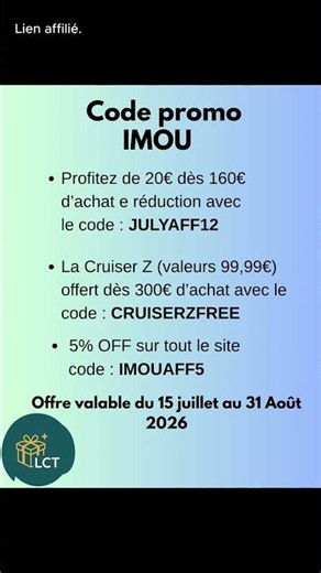 Profitez des promos Imou : Codes réduction exclusifs été 2026 !
