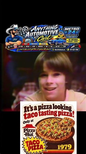 1979 Pizza Hut Taco Pizza Commercial — A Pizza-Looking, Taco-Tasting Pizza! 😂