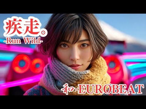 【Japanese Eurobeat】🔥 Racing Heart — Full-Speed Through the Wind MIX | NightDrive / Focus BGM