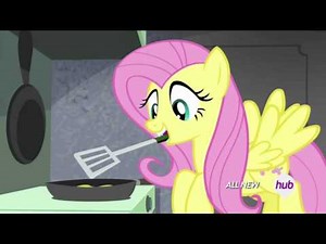 Fluttershy and Rainbow Dash cooking