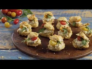 Bacon Cheddar Appetizer Puffs