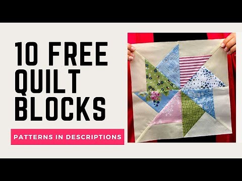 10 Free Quilt Blocks