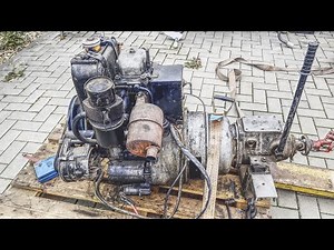 1 Zylinder DDR Dieselmotor 1KVD8, ein Startversuch
