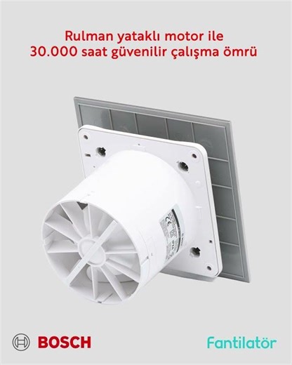 Banyo Fanı Bosch 1700 #fantilatör #havalandırma #banyofanı
