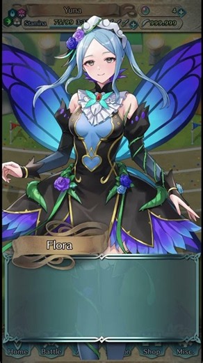 Fire Emblem Heroes | Flora | LVL 40 Special Message