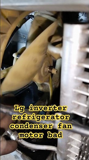 LG Smart Inverter Refrigerator Condenser Fan Motor Slow Problem Replace & Repair 🛠️ | Manoj a to z