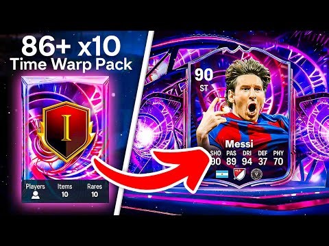 86+ x10 TIME WARP RANK 1 REWARDS! 🥳 FC 26 Ultimate Team