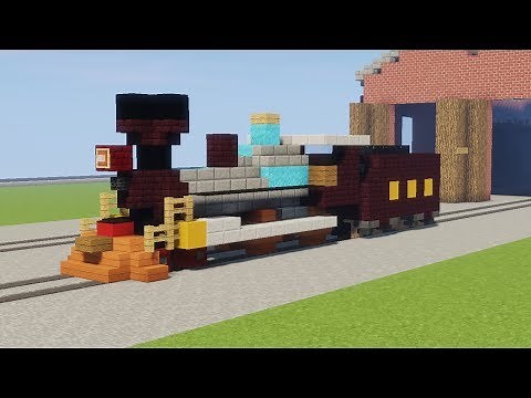 Minecraft American 4-4-0 Steam Locomotive Tutorial!!