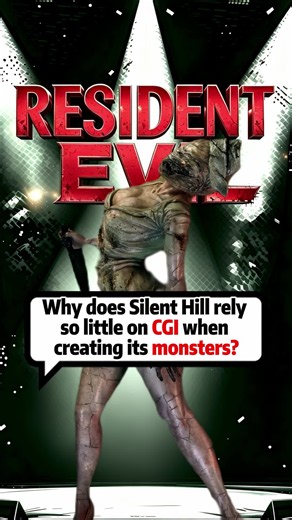Why does Silent Hill rely so little on CGI when creating its monsters?#silenthill #videos #fouryou #monster #movies
