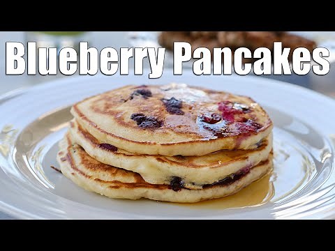 Blueberry Pancakes | Easy Breakfast Recipe