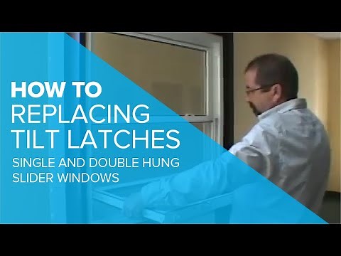 HOW TO: Replace Tilt Latches on Single and Double Hung Slider Windows