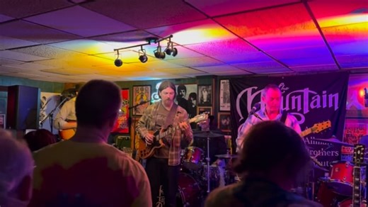 Next up in our guest spotlight series 🎶✨: Bryan Schroeder of The Outcrops. We’re excited to have The Outcrops joining us as special guests on February 11 at the Homestead, opening the show 🍑🔥. And consider this a preview — there may be a few surprises like this throughout the night 👀🎵. | The Mountain Jam Band - an Allman Brothers Tribute