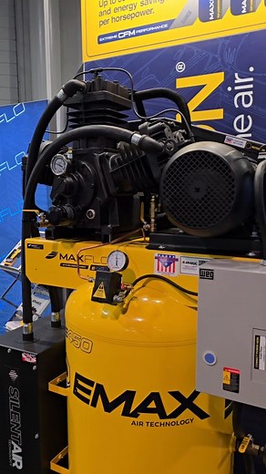 Day 2 update! Its been a busy morning here at @semashow #sema2025. Be sure to come by and see us in the Upper South Hall, booth 38149! #aircompressor #eaton #emax #sema | Emax Compressor Page