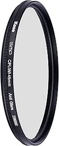 Kase CPL III Screw-in Slim SMP Filter Multicoated Tempered Hardened Optical Glass Anti-Glare Low Reflection (49mm)