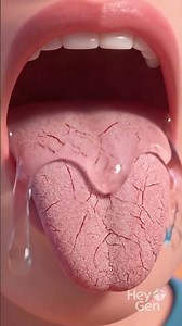 Why Your Tongue Can’t Feel When It’s Dry 😳👅 #facts #viral #sciencefacts