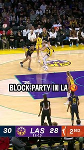 BLOCK PARTY IN LA 🚫 Cameron Brink is up to a season-high 4 blocks — one away from tying her career high! IND-LAS | CBS Sports Network | WNBA
