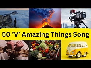 Voyage with V: Discover 50 Vibrant Things Song for Kids