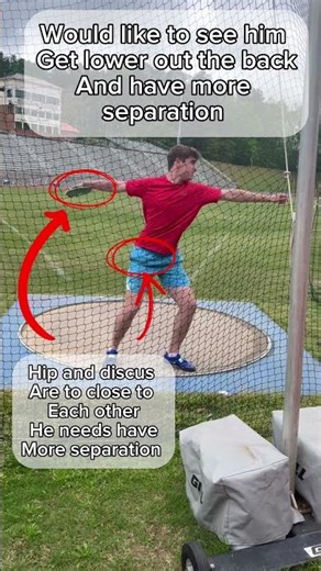 Discus throw review #discus #trackandfield #fyp