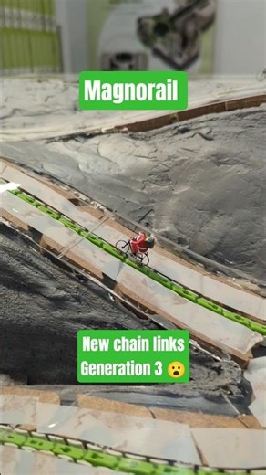 Magnorail New chain links Generation 3. #train #magnorail #maketis #187scale