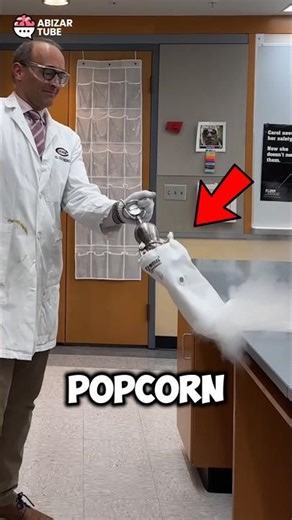This Strange Experiment Makes Popcorn Explode All at Once!” #popcorn