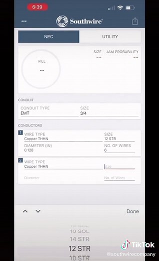 Watch as @mad_electrician_official shows you how to use Southwire’s conduit fill calculator! #wirepull #helpfulhacks #getthejobdone