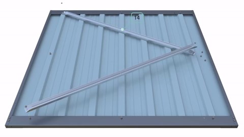 Amazon.com : BOSTANA Outdoor Trash Can Storage Shed, 3 Galvanized Steel Garbage Bin Storage Units with Lockable Doors and Pre-Assembled Panels, Trash Shed Garbage Can Hider for Outside Patio Garden or Yard, Gray : Patio, Lawn & Garden