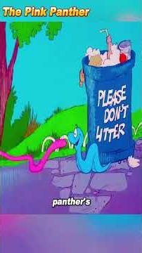 The Pink Panther: A Snake Falls for His Super Long Tail. #fyp #movie #anime #cartoon