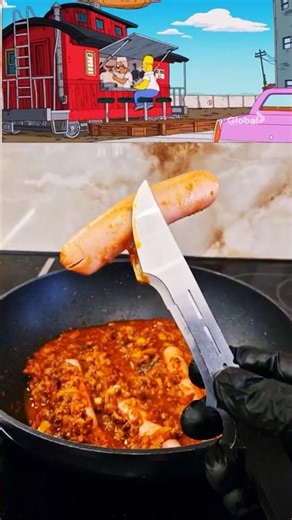 Deuce's Caboose Chili Dogs From Simpsons