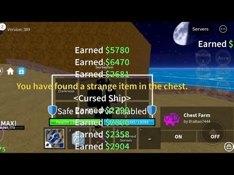 Bloxfruit script | Auto Farm Chest | Auto Fist of Darkness | God Chalice